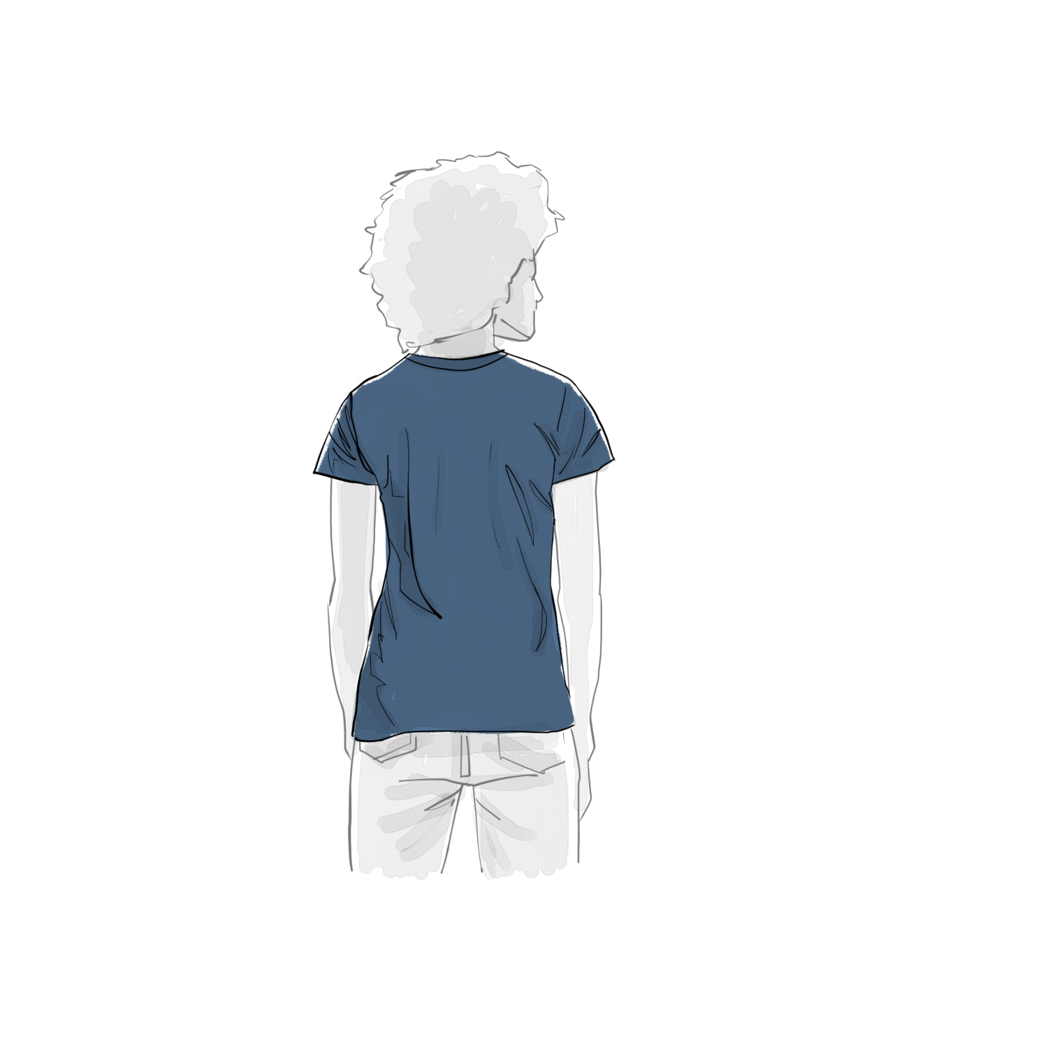 Crew Neck Recycled T-Shirt 